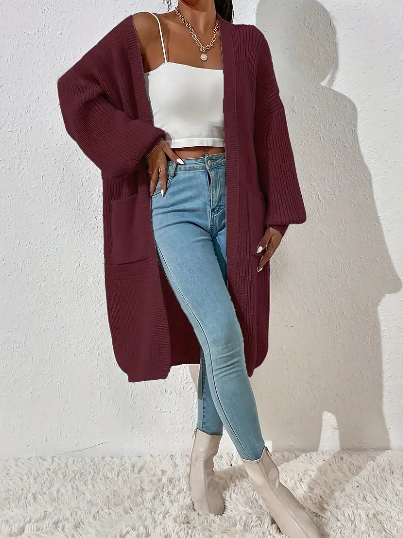 Cardigan Manches longues, coupe ample