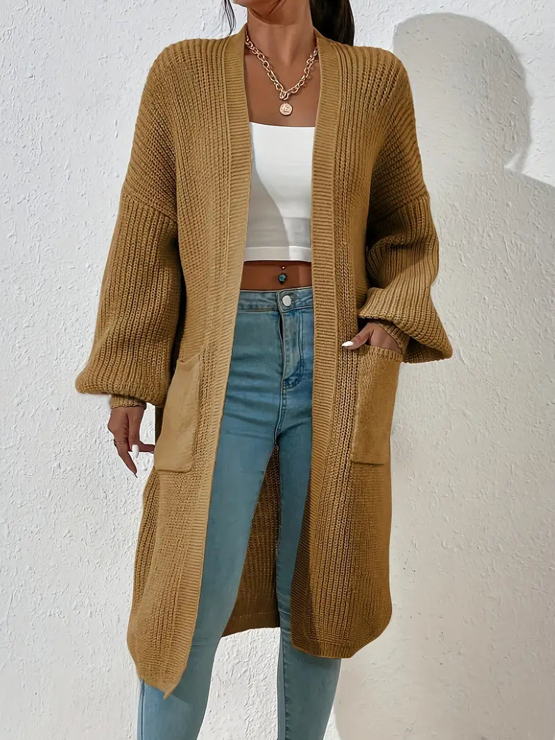 Cardigan Manches longues, coupe ample