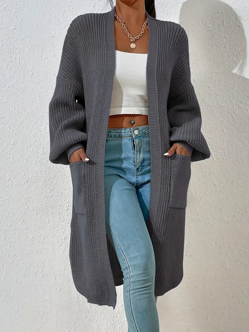 Cardigan Manches longues, coupe ample