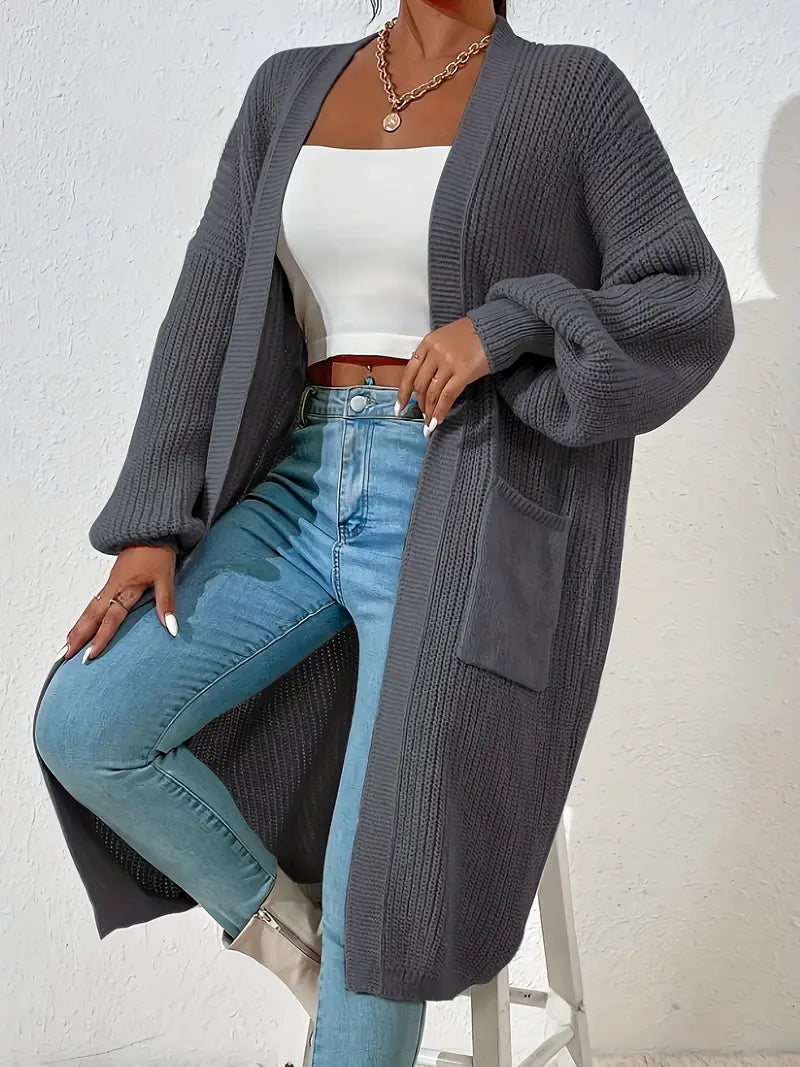 Cardigan Manches longues, coupe ample